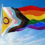 Bandera LGTBIAQ+ ondeando